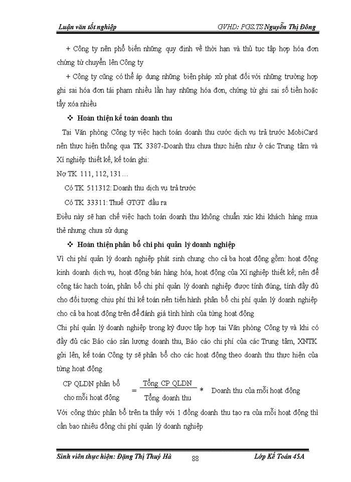 image for page Hoàn thiện hạch toán kế toán doanh thu - chi phí - xác định kết quả kinh doanh dịch vụ tại Công ty thông tin di động VMS-MobiFone