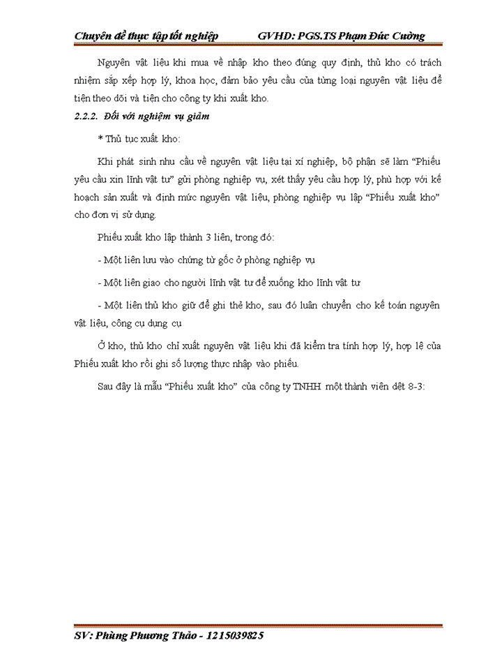 image for page Hoàn thiện kế toán nguyên vật liệu tại Công ty Trách nhiệm hữu hạn một thành viên Dệt 8-3