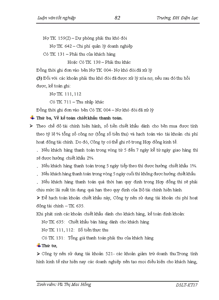 image for page Ths Kế toán bán hàng và xác định kết quả kinh doanh tại Công ty Trách nhiệm hữu hạn Thương Mại Dịch Vụ Trang Hoàng Ngân