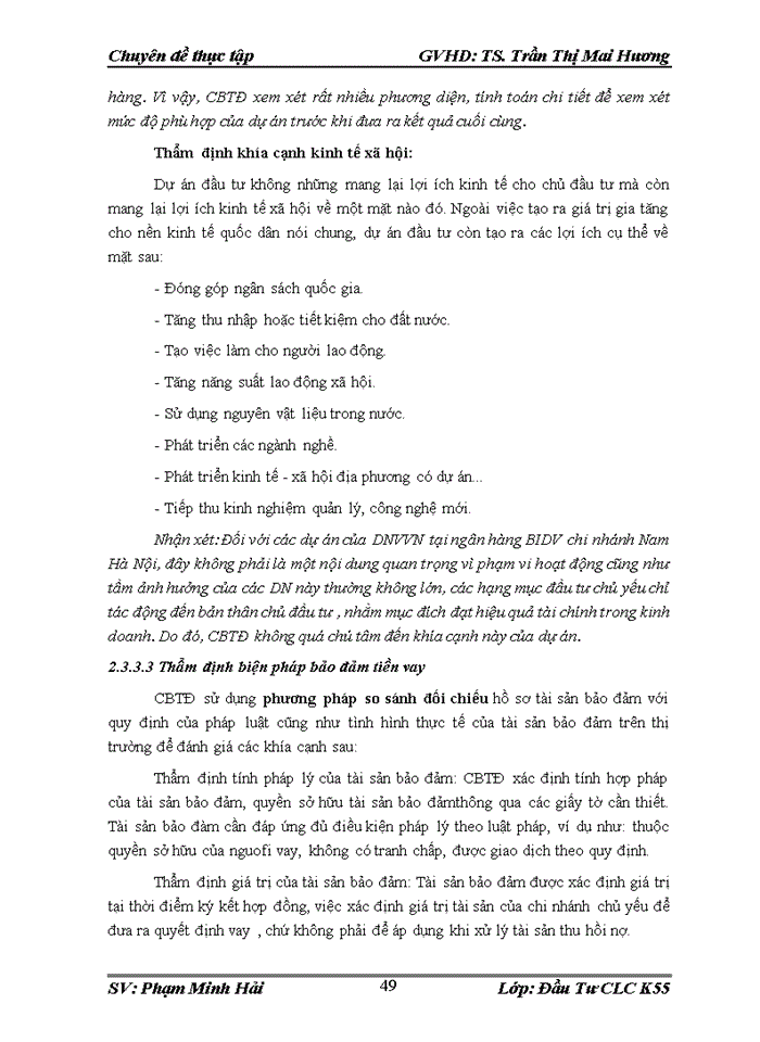 image for page Ths Hoàn thiện công tác thẩm định dự án vay vốn của doanh nghiệp vừa và nhỏ tại ngân hàng thương mại cổ phần đầu tư và phát triển Việt Nam chi nhánh Nam Hà Nội