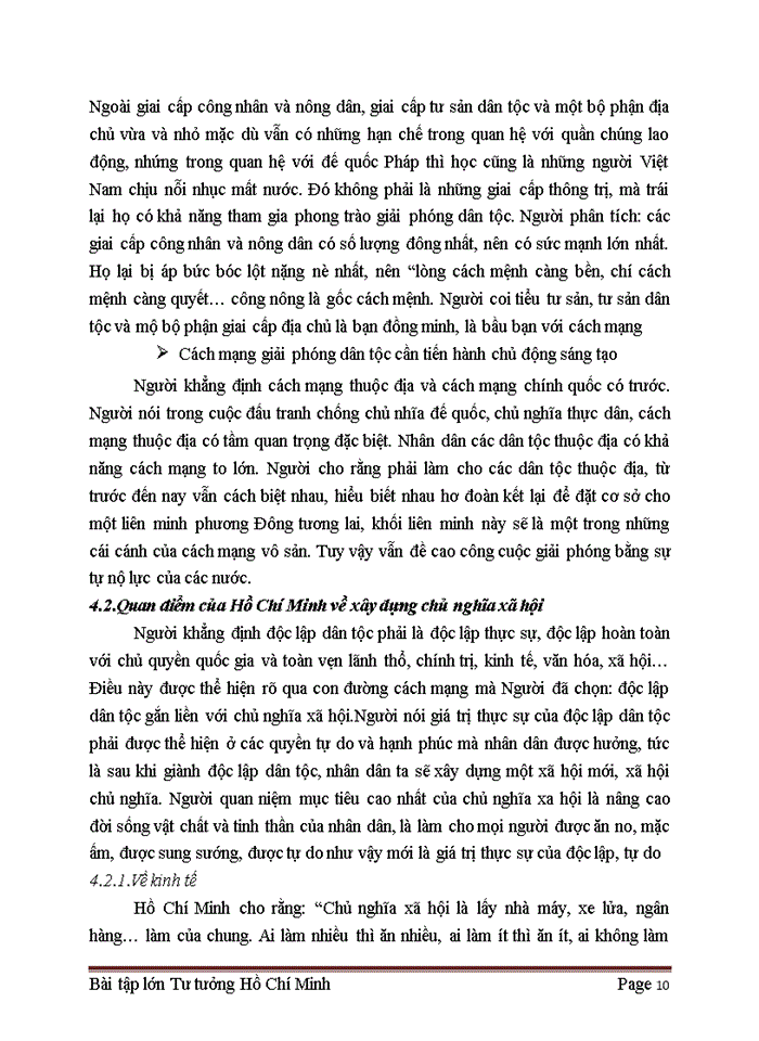 image for page Tư tưởng Phân tích luận điểm sau của Hồ Chí Minh Nếu nước được độc lập mà dân không được hưởng tự do hạnh phúc thì độc lập chẳng có ý nghĩa gì