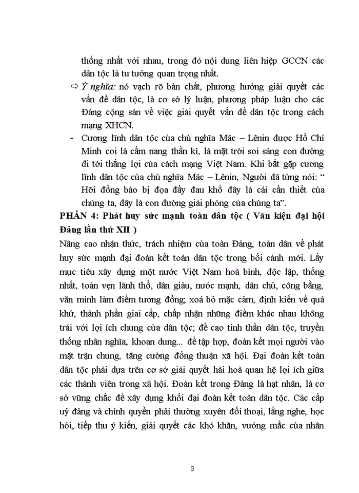 image for page Vấn đề dân tộc và những quan điểm cơ bản của chủ nghĩa Mác Lênin trong việc giải quyết các vấn đề dân tộc