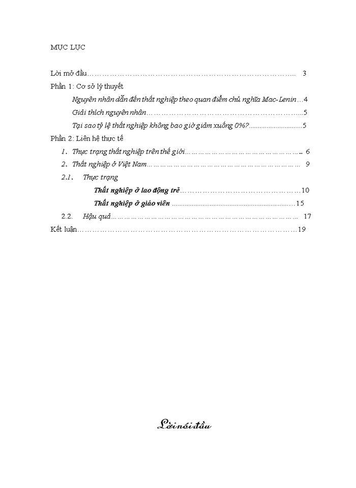 image for page Triết mác Lý luận chủ nghĩa Mac-Lenin về thất nghiệp