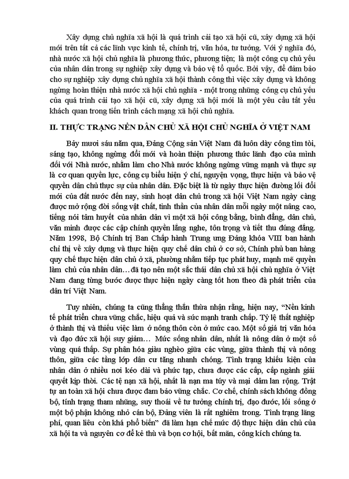 image for page Triết mác Xây dựng nền dân chủ xã hội chủ nghĩa và nhà nước xã hội chủ nghĩa Việt Nam