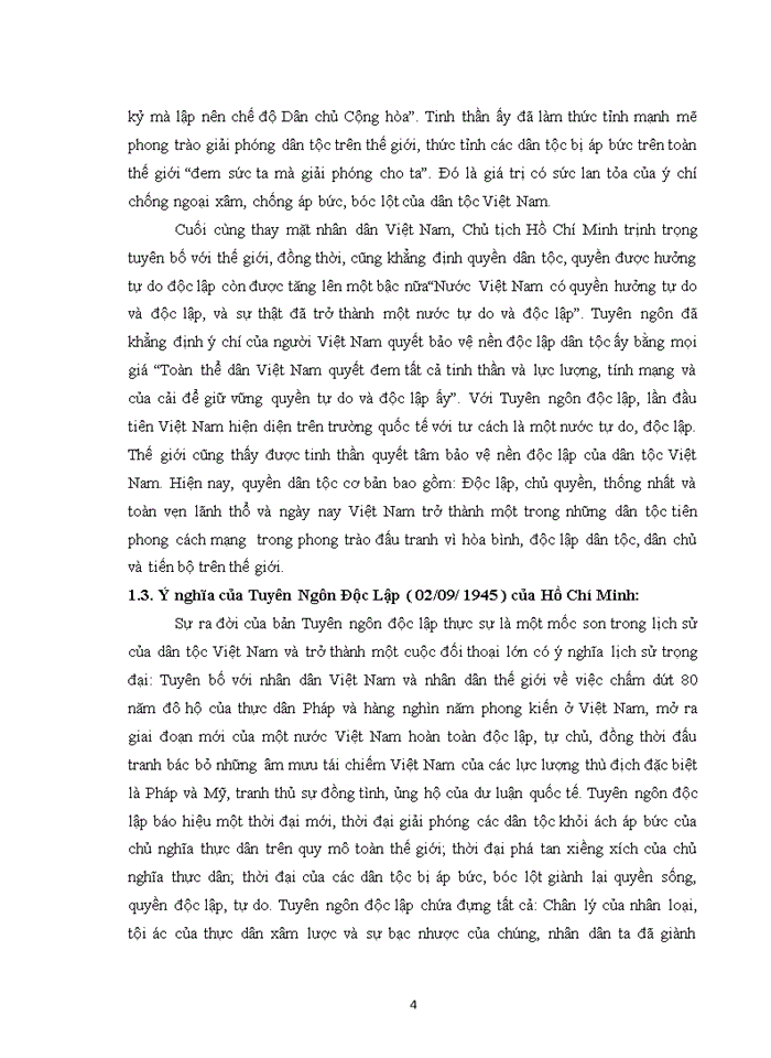 image for page Tư tưởng Trình bày khái quát hoàn cảnh ra đời nội dung và ý nghĩa lịch sử của Tuyên Ngôn Độc Lập 02 09 1945 của Hồ Chí Minh