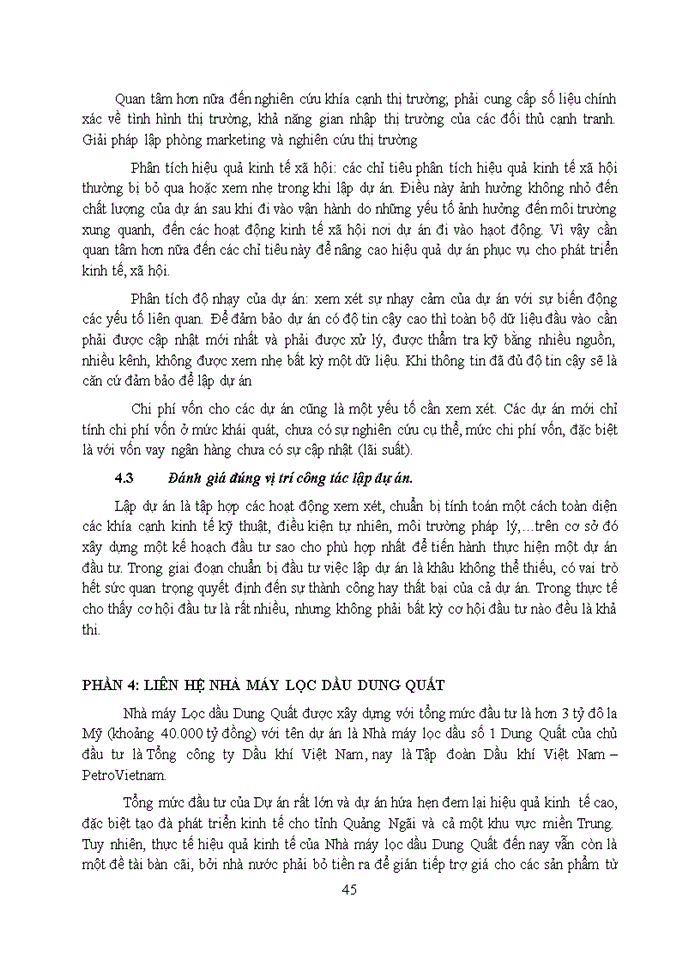 image for page Trình bày tính đặc thù của các nội dung phân tích trong quá trình soạn thảo các dự án đầu tư trong lĩnh vực dịch vụ và chứng minh thông qua 1 dự án đầu tư cụ thể trong lĩnh vực này
