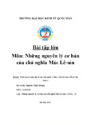 Triết mác Trình bày lý luận địa tô của chủ nghĩa C Mác Liên hệ thực tiễn ở Việt Nam