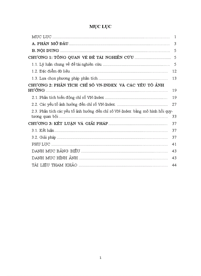 image for page Phân tích chỉ số VN-Index và các yếu tố ảnh hưởng đến chỉ số VN-Index