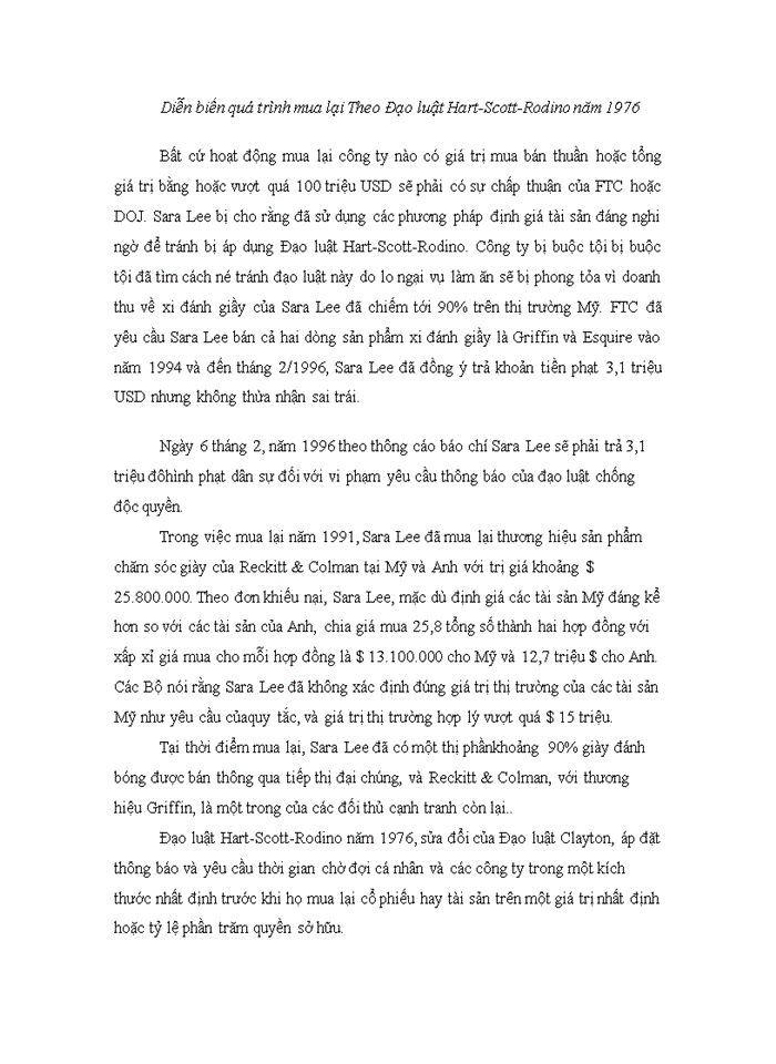 image for page Một số án lệ tiêu biểu trong chương 3 vấn đề pháp lý trong mua bán và sáp nhập doanh nghiệp