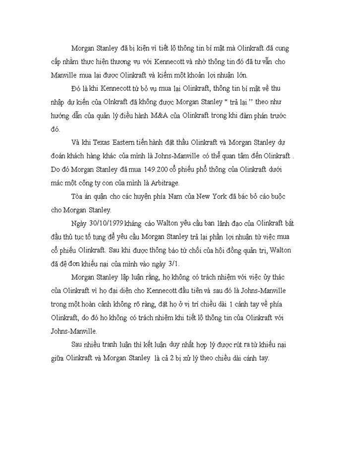 image for page Một số án lệ tiêu biểu trong chương 3 vấn đề pháp lý trong mua bán và sáp nhập doanh nghiệp