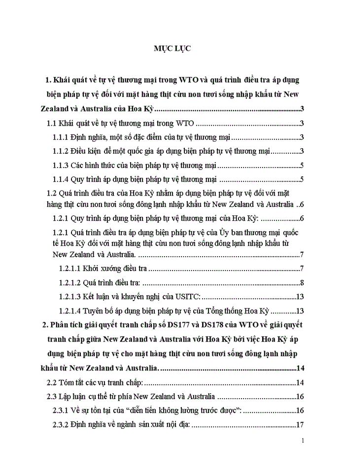 image for page Khái quát về tự vệ thương mại trong WTO và quá trình điều tra áp dụng biện pháp tự vệ đối với mặt hàng thịt cừu non tươi sống nhập khẩu từ New Zealand và Australia của Hoa Kỳ