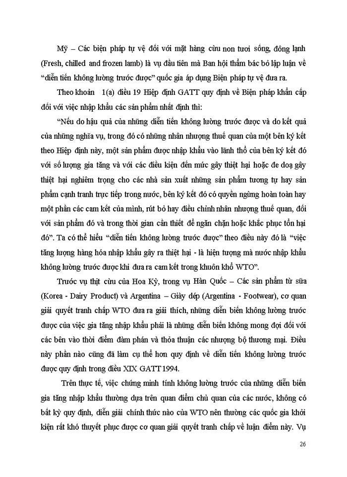 image for page Khái quát về tự vệ thương mại trong WTO và quá trình điều tra áp dụng biện pháp tự vệ đối với mặt hàng thịt cừu non tươi sống nhập khẩu từ New Zealand và Australia của Hoa Kỳ