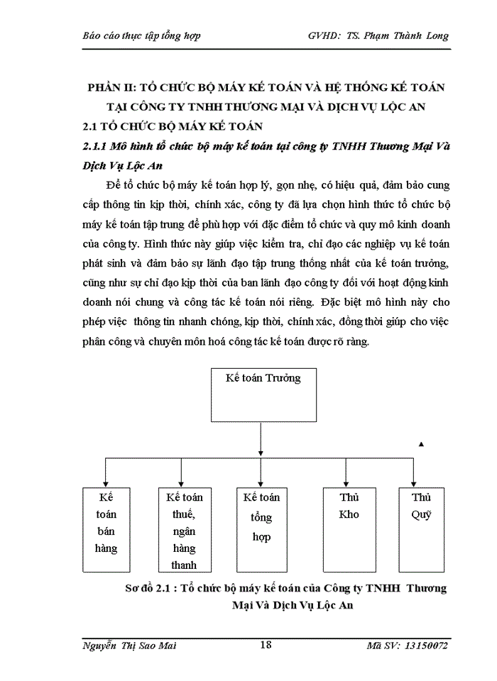 image for page Báo cáo tại Công ty Trách nhiệm hữu hạn Thương Mại Và Dịch Vụ Lộc An