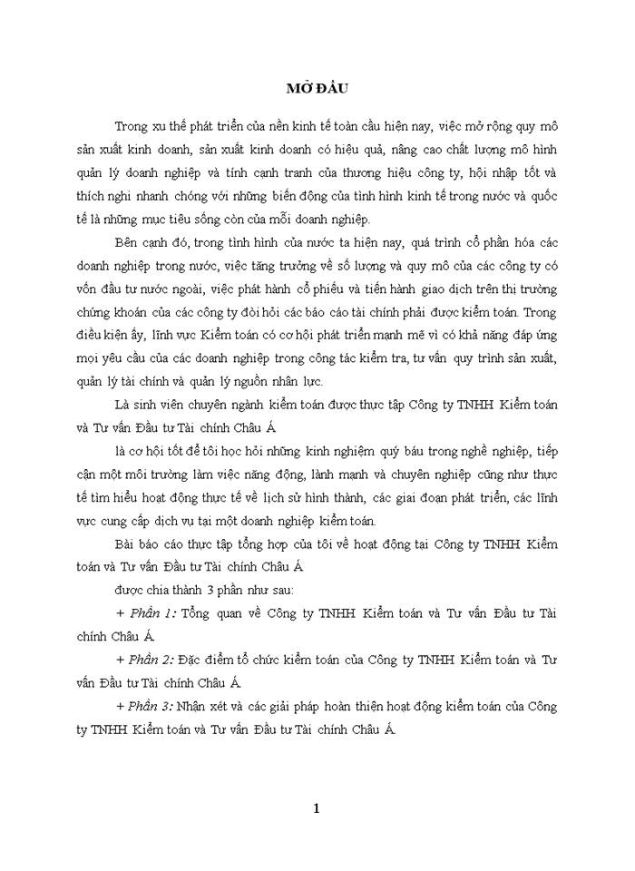 image for page Báo cáo tại Công ty Trách nhiệm hữu hạn Kiểm toán và Tư vấn Đầu tư Tài chính Châu Á