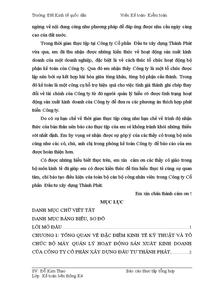 image for page Báo cáo tại Công ty Cổ phần xây dựng và đầu tư Thành Phát