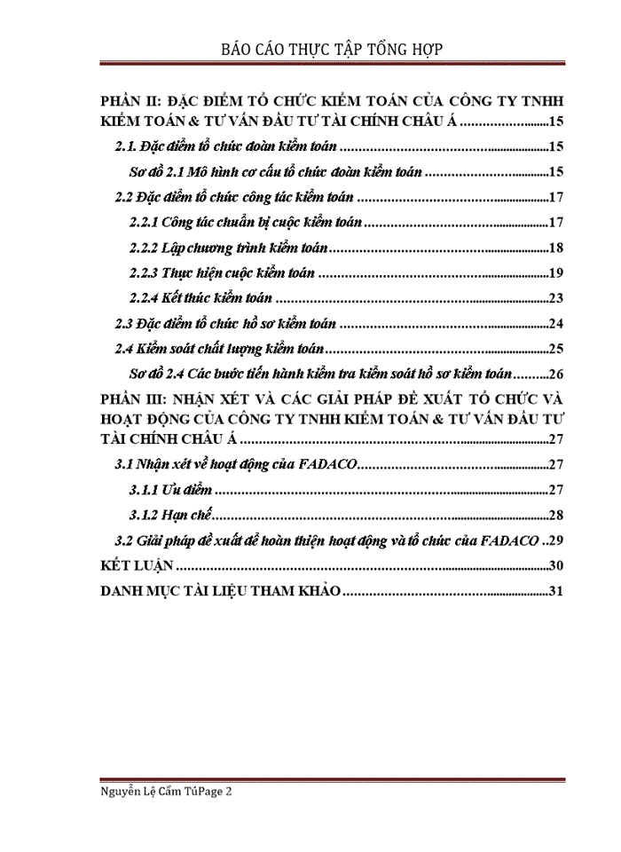 image for page Báo cáo tại Công ty Trách nhiệm hữu hạn Kiểm toán và Tư vấn Đầu tư Tài chính Châu Á