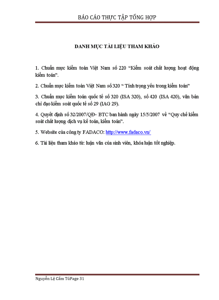 image for page Báo cáo tại Công ty Trách nhiệm hữu hạn Kiểm toán và Tư vấn Đầu tư Tài chính Châu Á