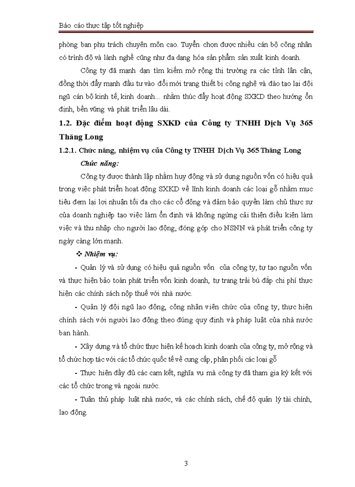 image for page Báo cáo tại CÔNG TY Trách nhiệm hữu hạn DỊCH VỤ 365 THĂNG LONG
