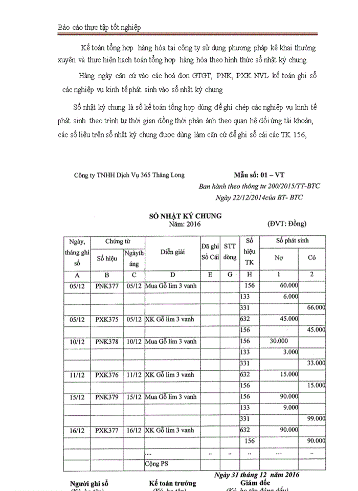image for page Báo cáo tại CÔNG TY Trách nhiệm hữu hạn DỊCH VỤ 365 THĂNG LONG
