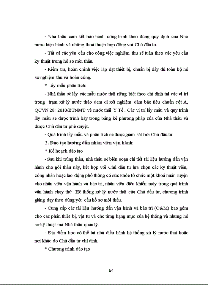 image for page THUYẾT MINH BIỆN PHÁP THI CÔNG LẮP ĐẶT THIẾT BỊ ĐƯỜNG ỐNG CÔNG NGHỆ VÀ ĐIỆN