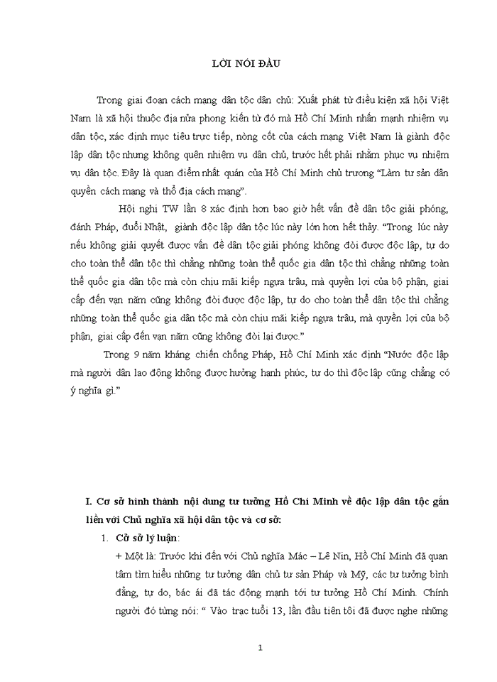 image for page Tư tưởng Nước được độc lập mà dân không được hưởng hạnh phúc tự do thì độc lập cũng chẳng có nghĩa lý gì