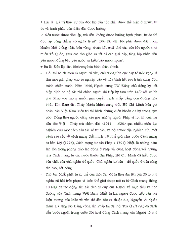 image for page Tư tưởng Nước được độc lập mà dân không được hưởng hạnh phúc tự do thì độc lập cũng chẳng có nghĩa lý gì