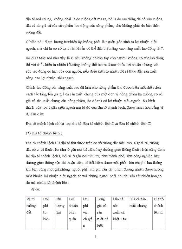 image for page Triết mác Lý luận về địa tô của C Mác và sự vận dụng vào chính sách đất đai ở Việt Nam hiện nay