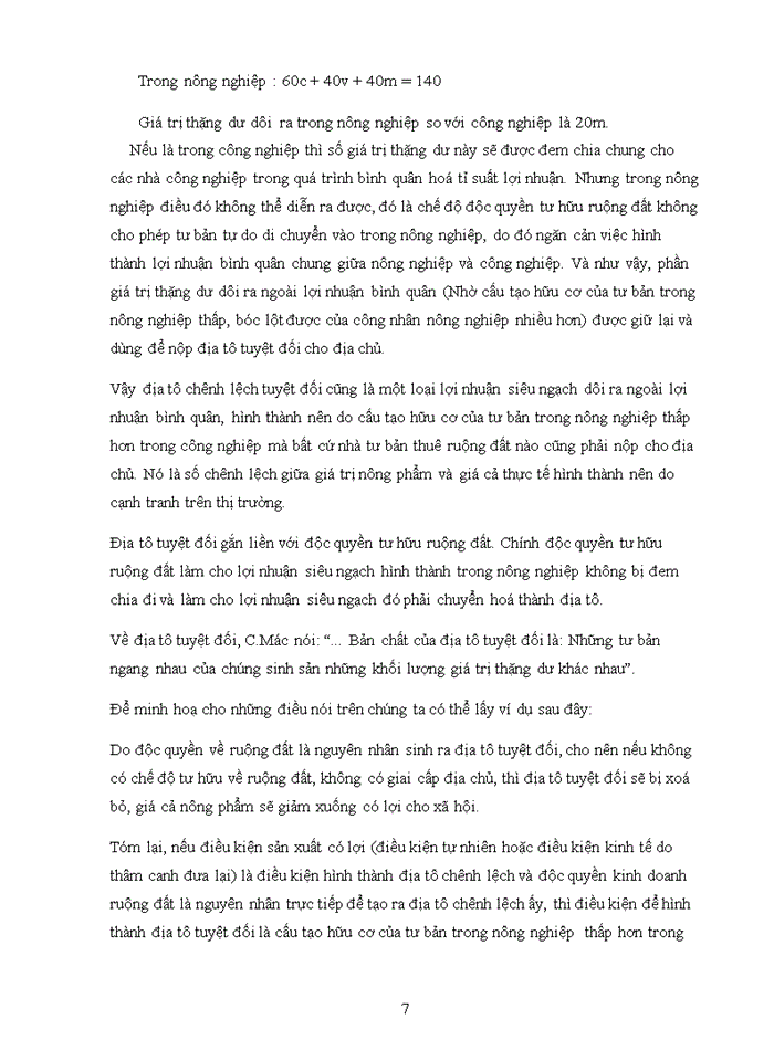 image for page Triết mác Lý luận về địa tô của C Mác và sự vận dụng vào chính sách đất đai ở Việt Nam hiện nay