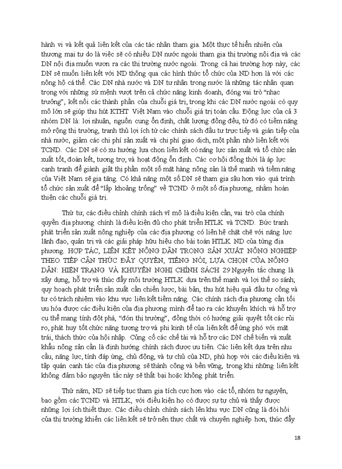 image for page Cơ sở lý luận Tổng quan về liên kết kinh tế trong nông nghiệp