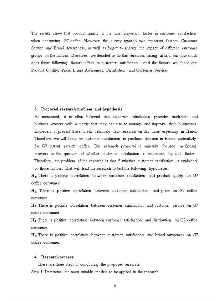 image for page FACTORS AFFECTING CUSTOMER SATISFACTION A CASE STUDY ON G7 COFFEE