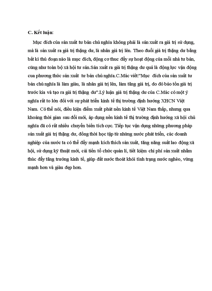 image for page Triết mác Lí luận giá trị thặng dư của C Mác và ý nghĩa lí luận ý nghĩa thực tiễn của học thuyết giá trị thặng dư đối với nước ta