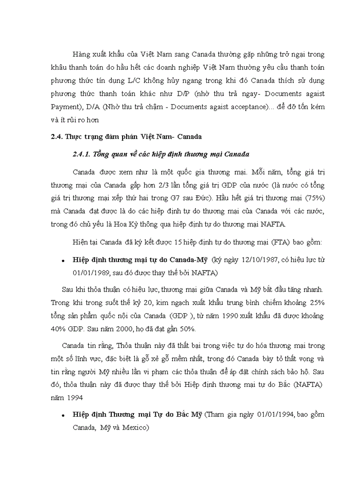 image for page ĐẶC ĐIỂM TRONG ĐÀM PHÁN CỦA ĐỐI TÁC CANADA VÀ KHẢ NĂNG THÍCH ỨNG CỦA VIỆT NAM