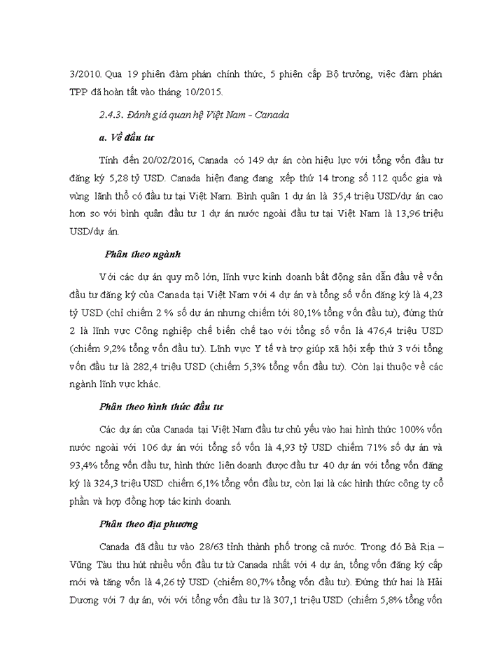 image for page ĐẶC ĐIỂM TRONG ĐÀM PHÁN CỦA ĐỐI TÁC CANADA VÀ KHẢ NĂNG THÍCH ỨNG CỦA VIỆT NAM