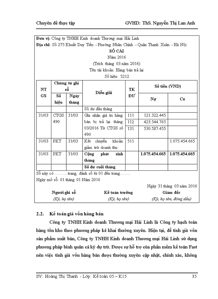 image for page HOÀN THIỆN KẾ TOÁN BÁN HÀNG TẠI CÔNG TY Trách nhiệm hữu hạn KINH DOANH THƯƠNG MẠI HẢI LINH
