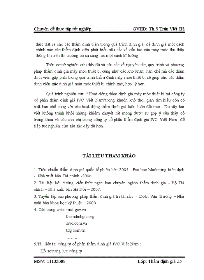 image for page HOẠT ĐỘNG THẨM ĐỊNH GIÁ MÁY MÓC THIẾT BỊ TẠI CÔNG TY CỔ PHẦN THẨM ĐỊNH GIÁ IVC VIỆT NAM