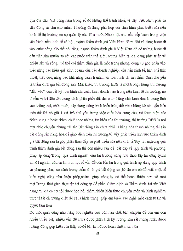 image for page Giải pháp hoàn thiện quy trình và phương pháp so sánh trong thẩm định giá bất động sản tại Công ty cổ phần giám định và thẩm định tài sản Việt Nam