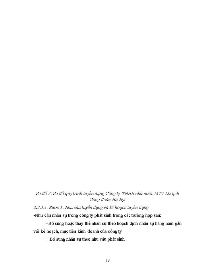 image for page HOÀN THIỆN CÔNG TÁC TUYỂN DỤNG NHÂN LỰC TẠI CÔNG TY Trách nhiệm hữu hạn NHÀ NƯỚC MTV DU LỊCH CÔNG ĐOÀN HÀ NỘI