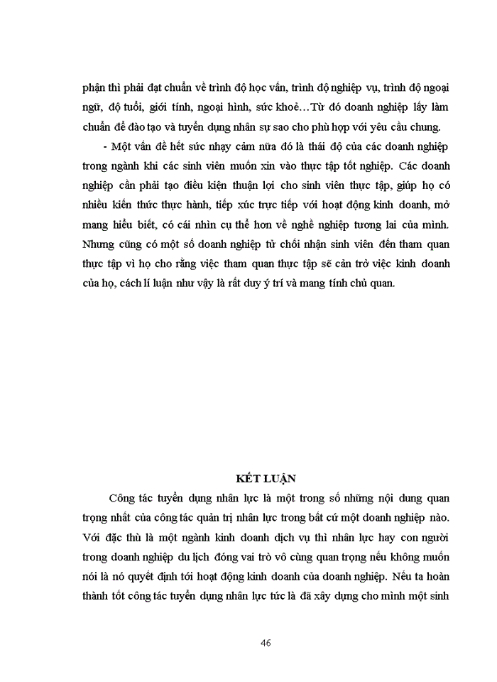 image for page HOÀN THIỆN CÔNG TÁC TUYỂN DỤNG NHÂN LỰC TẠI CÔNG TY Trách nhiệm hữu hạn NHÀ NƯỚC MTV DU LỊCH CÔNG ĐOÀN HÀ NỘI