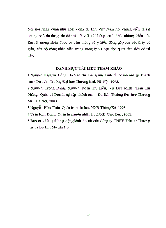 image for page HOÀN THIỆN CÔNG TÁC TUYỂN DỤNG NHÂN LỰC TẠI CÔNG TY Trách nhiệm hữu hạn NHÀ NƯỚC MTV DU LỊCH CÔNG ĐOÀN HÀ NỘI