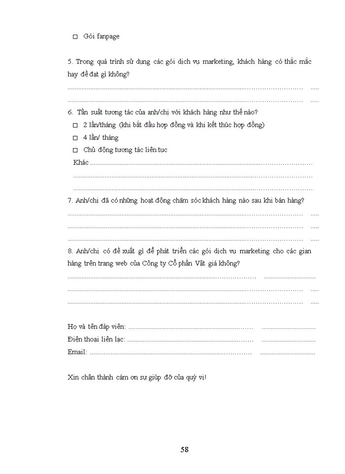 image for page Những biện pháp phát triển gói dịch vụ marketing cho các gian hàng trên trang web của Công ty Cổ phần Vật giá Việt Nam