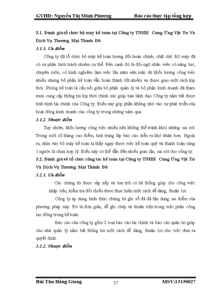 image for page Báo cáo tại CÔNG TY Trách nhiệm hữu hạn CUNG ỨNG VẬT TƯ VÀ DỊCH VỤ THƯƠNG MẠI THÀNH ĐÔ