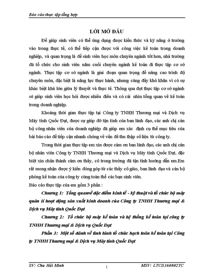 image for page Tổ chức bộ máy kế toán và hệ thống kế toán tại công ty Trách nhiệm hữu hạn Thương mại Dịch vụ Quốc Đạt