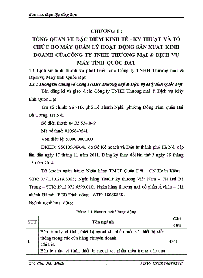image for page Tổ chức bộ máy kế toán và hệ thống kế toán tại công ty Trách nhiệm hữu hạn Thương mại Dịch vụ Quốc Đạt