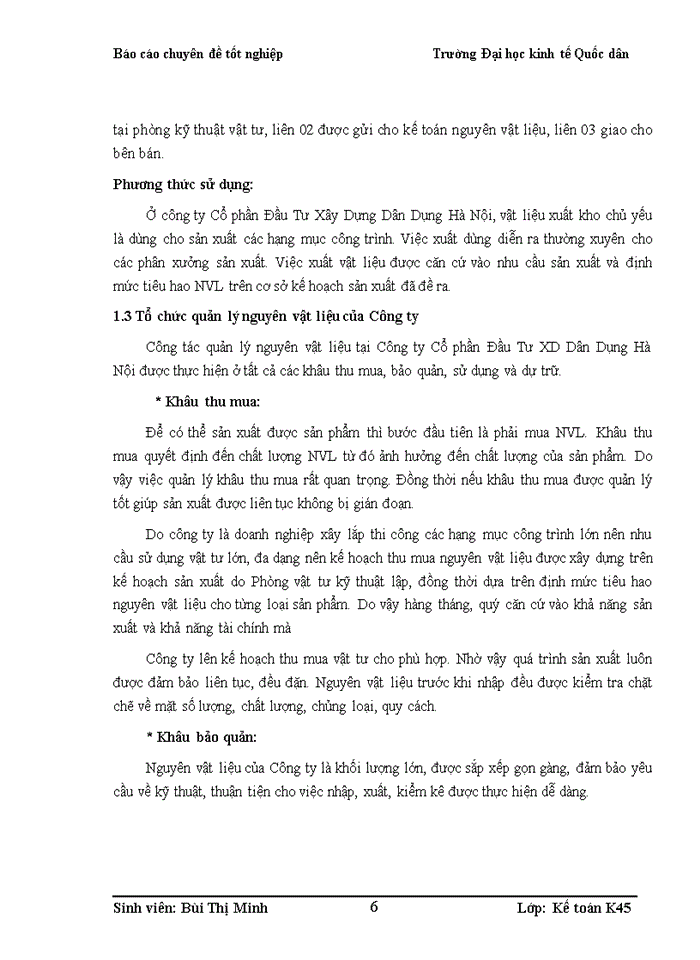 image for page Hoàn thiện kế toán nguyên vật liệu - công cụ dụng cụ tại Công ty Cổ Phần Đầu Tư Xây Dựng Dân Dụng Hà Nội
