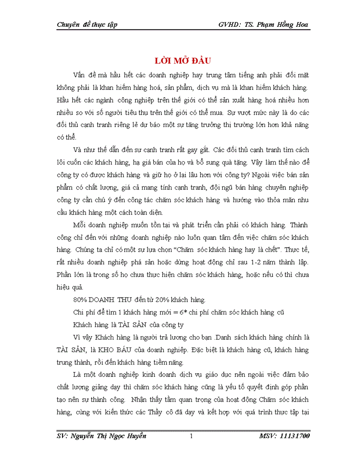 image for page Giải pháp hoàn thiện hoạt động chăm sóc khách hàng của trung tâm anh ngữ RES