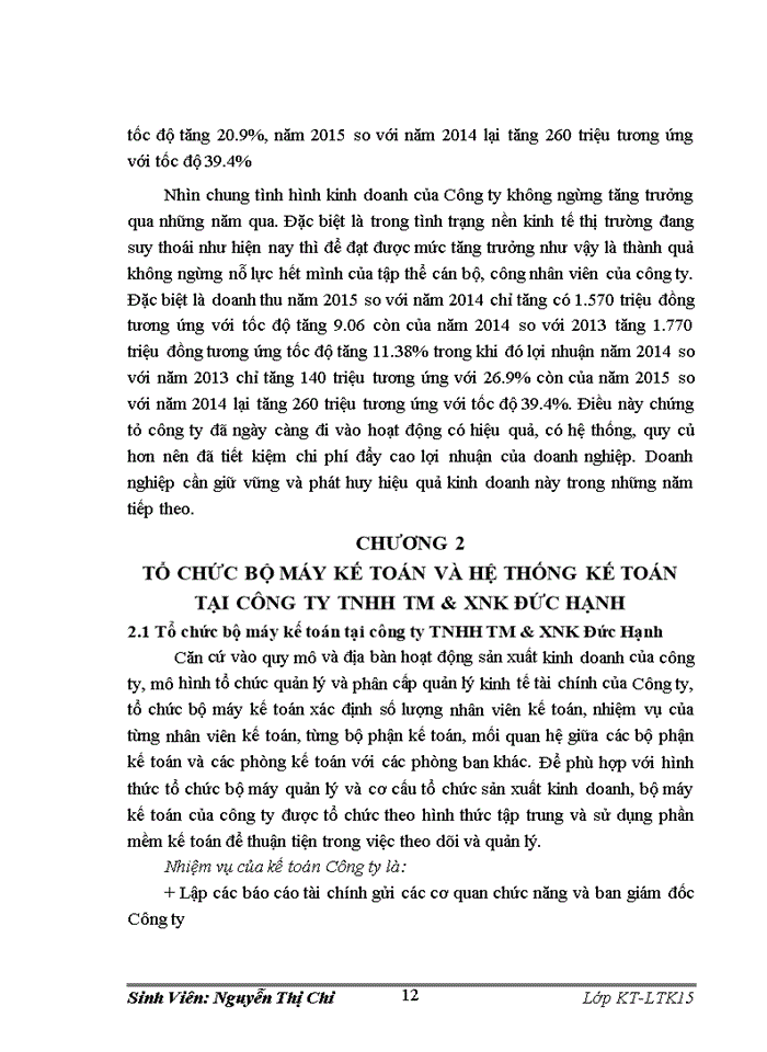 image for page Báo cáo thực tập tổng hợp kế toán tại Công ty Trách nhiệm hữu hạn Thương Mại và Xuất Nhập Khẩu Đức Hạnh