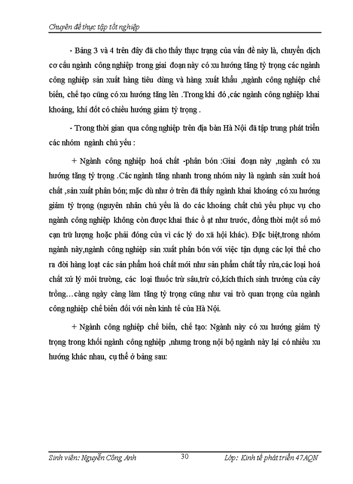 image for page Định hướng và giải pháp chuyển dịch cơ cấu ngành kinh tế trên địa bàn Thành phố Hà Nội đến năm 2020