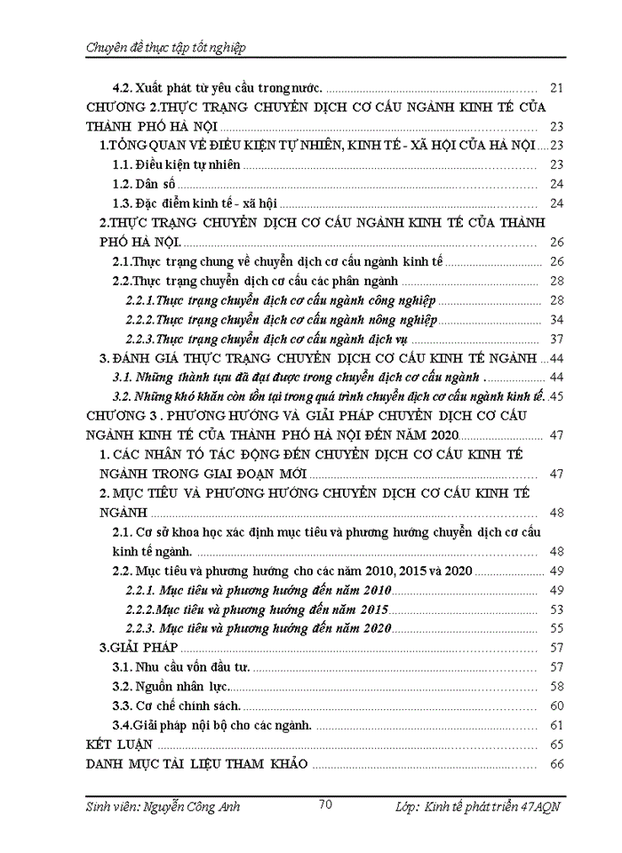 image for page Định hướng và giải pháp chuyển dịch cơ cấu ngành kinh tế trên địa bàn Thành phố Hà Nội đến năm 2020