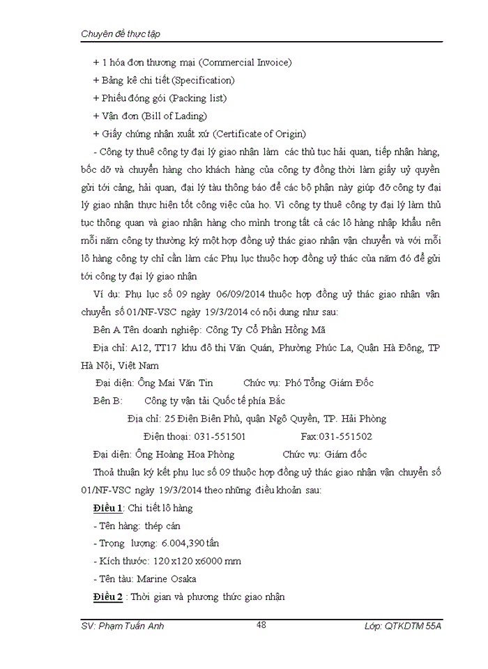 image for page Nâng Cao Hiệu Quả Nhập Khẩu Thép Của Công Ty Cổ Phần Hồng Mã