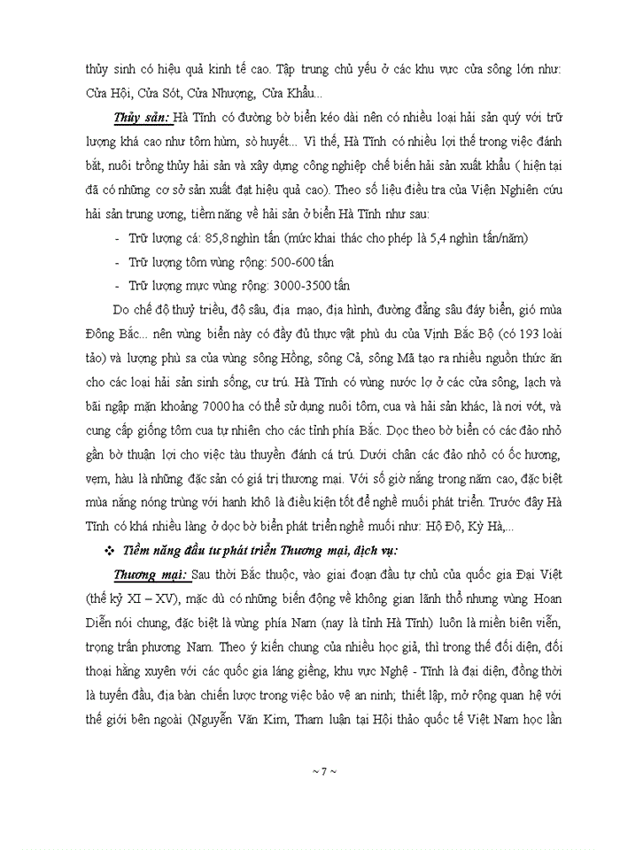 image for page ĐỊNH HƯỚNG VÀ GIẢI PHÁP ĐẦU TƯ PHÁT TRIỂN KINH TẾ TRÊN ĐỊA BÀN TỈNH HÀ TĨNH ĐẾN NĂM 2020